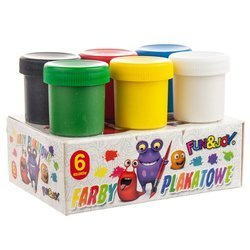 Farby plakatowe 6x20ml Fun&joy Titanum