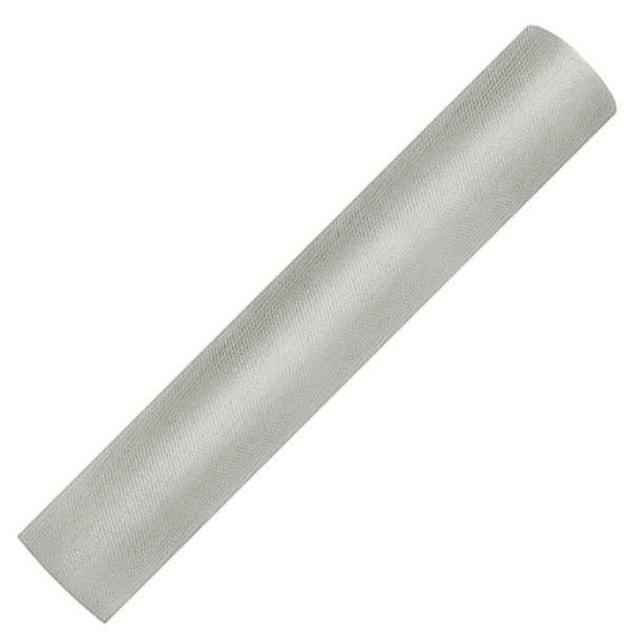 Tiul dekoracyjny na rolce 30cm/ 9m - szary
