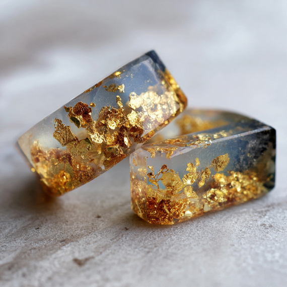 Folia do złoceń w płatkach - Loveart - złota