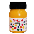 Farba akrylowa 100ml do tkanin i drewna Fevicryl - Chrome yellow - żółta