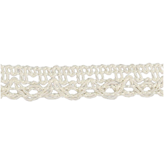 Koronka bawełniana kremowa 11mm x 3m