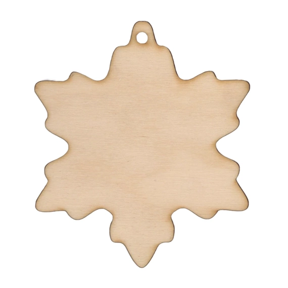 Drewniana ozdoba do Decoupage Śnieżynka Decor - 12cm