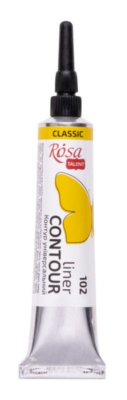 Farba akrylowa konturowa Rosa Talent 20ml Żółta