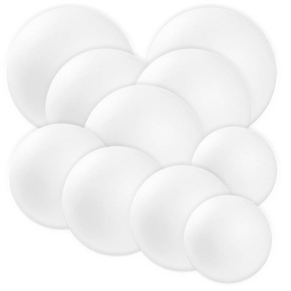 Kule styropianowe - bombki mix rozmiarów