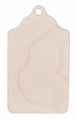 Drewniana ozdoba zawieszka nr. 03 Bilecik do prezentu 4,5x8cm
