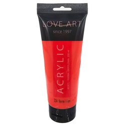 Farba akrylowa LoveArt 200ml - 324 Vermilion - czerwono-pomarańczowa