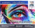 Malowanie po numerach 40x50cm Pomost nad morzem - Zestaw na ramie