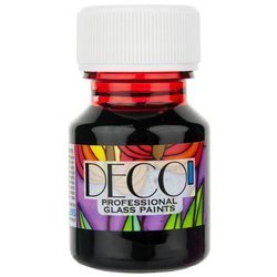 Farba do szkła witrażowa Deco 30ml - 132 karmin