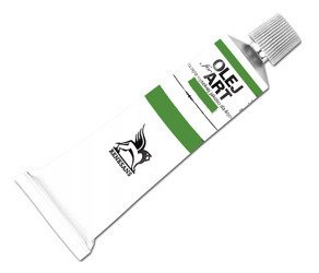 Farba olejna Renesans 60ml Olej For Art  - 37 Zieleń cynobrowa ciemna