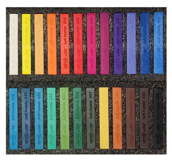 Pastele suche Koh-I-Noor Extra Fine zestaw 24 kolorów