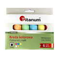Kreda chodnikowa kolorowa 6 sztuk