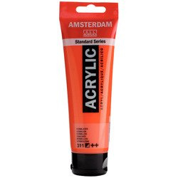 Farba akrylowa Talens Amsterdam 120ml - 311 vermilion