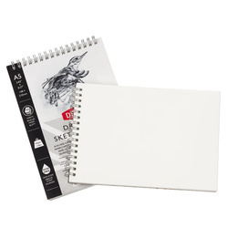 Blok do szkicowania ołówkiem na spirali A5 165g