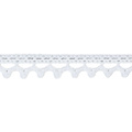 Koronka bawełniana biała 10mm x 4,55m