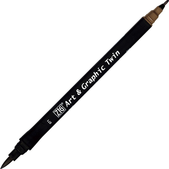 Marker dwustronny Art & Graphic Twin - Mid Brown 071 brązowy