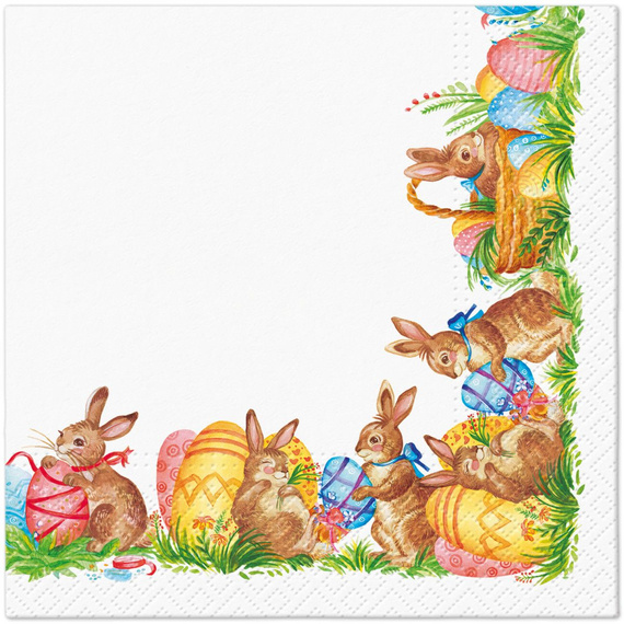 Serwetka do Decoupage 33x33cm - Easter Fever