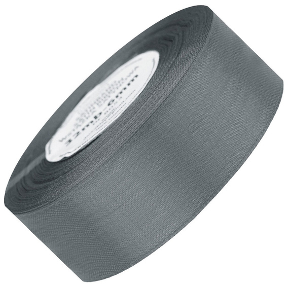 Wstążka satynowa grafitowa 38mm - 32mb