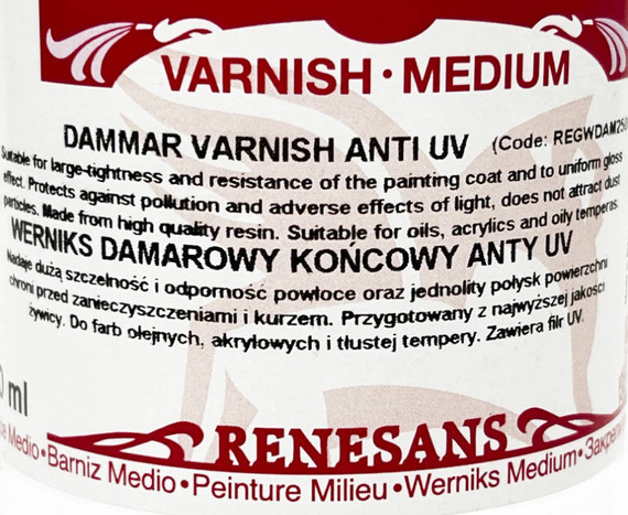 Werniks damarowy Końcowy Renesans - 250 ml
