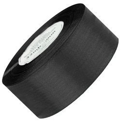 Wstążka satynowa czarna 50mm - 32mb
