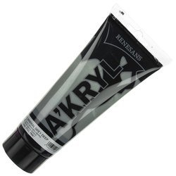 Farba akrylowa Renesans 200ml - 72 szara ciemna mineralna