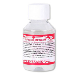 Fiksatywa werniks do pasteli i temper 100ml Renesans