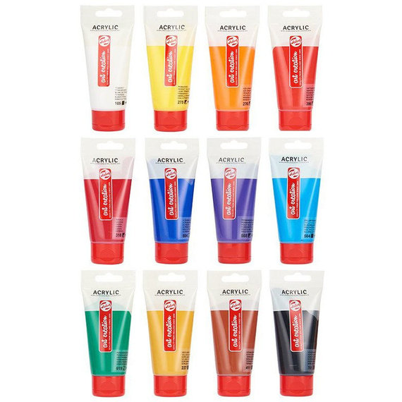 Farby akrylowe Art Creation 12 szt. 75ml