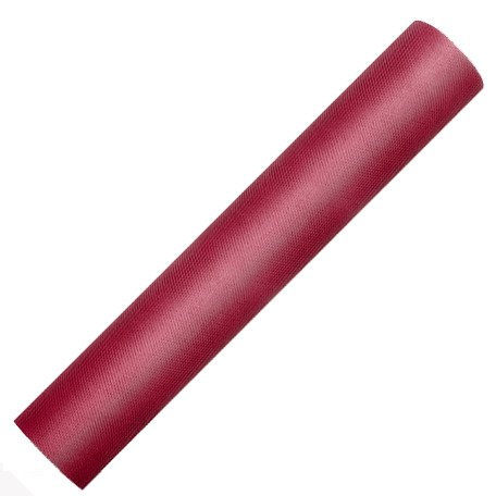 Tiul dekoracyjny na rolce 30cm 9m - 082 bordo
