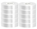 Wstążka satynowa biała 38mm - 32mb - 10szt