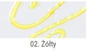 Konturówka do szkła Relief  Renesans - żółta 2