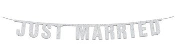 Baner weselny JUST MARRIED 170cm