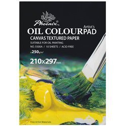 Blok do farb olejnych Oil Colour Pad Phoenix 250 g - A4, 10 arkuszy