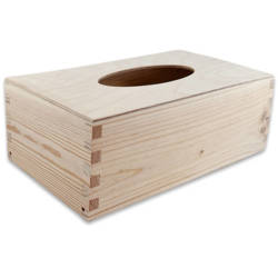 Drewniany Chustecznik  25,5x14x8,5cm