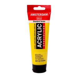 Farba akrylowa Talens Amsterdam - 120 ml - 831 Metallic Yellow