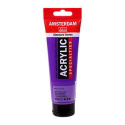 Farba akrylowa Talens Amsterdam - 120 ml - 835 Metallic Violet