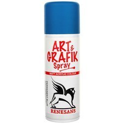 Farba akrylowa spray 200ml Renesans Matt Art&Grafik, błękit permanentny