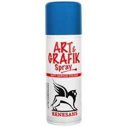 Farba akrylowa spray Renesans Matt Art&Grafik, błękit permanentny
