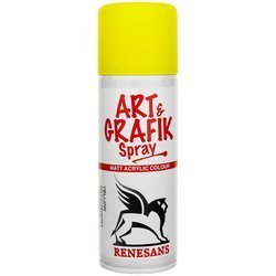 Farba akrylowa spray Renesans Matt Art&Grafik, żółta