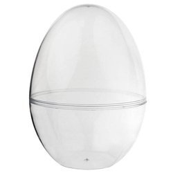 Jajko plastikowe akrylowe stojące 15 cm