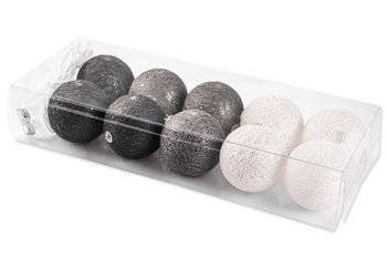 Kule led na baterie - Cotton Balls 10 sztuk