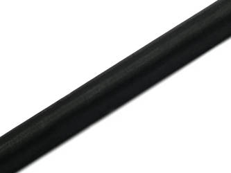 Organza gładka 36cm 9m - czarny materiał na rolce