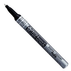 Pisak Pen-touch fine 1mm silver - srebrny
