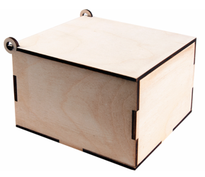 Pudełko drewniane do decoupage 10x10cm Decor