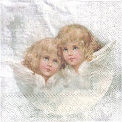 Serwetka 33x33cm - Angels aniołki