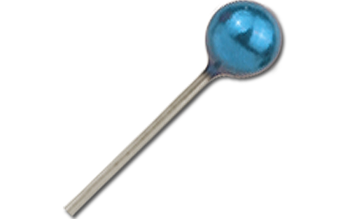 Szpilki dekoracyjne perłowe 22mm - 100 sztuk błękit
