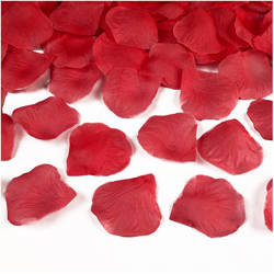 Sztuczne płatki róż czerwone - 10g - Loveart