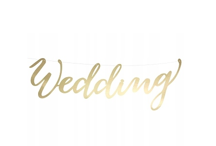 Baner weselny Wedding 45cm