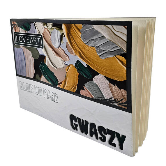 Blok do farb gwaszy Loveart 160g - 210x297mm