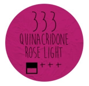 Farba akrylowa LOVEART 100ml - quina cridone rose light 333 - różowa