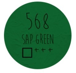 Farba akrylowa LOVEART 100ml - sap green 568 - zielona