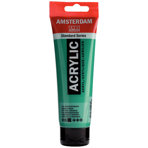 Farba akrylowa Talens Amsterdam 120ml - 615 emerald green